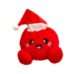 Christmas Round Plush Toy, Cute Cartoon Santa Penguin Reindeer Elf Stuffed Doll, Soft Holiday Throw Pillow Xmas Gift for Kids view 3