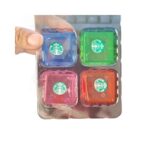 needoh Colorful Ice Cube Square Squeeze Fidget Toy, Soft Gel Stress Relief Sensory Toy, Novelty Decompression Gift for Kids & Adults view 4
