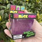 Needoh Cube Shape Solid Gel Squeeze Fidget Toy, Transparent Soft Squish Stress Relief Sensory Toy, Square decompression Gift view 5