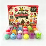 24day Countdown Blind Box, Christmas Toy, Dumpling Squeeze Toy Blind Box, Tear-off Calendar, Advent Calendar Box view 4