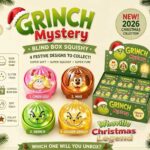 Christmas Mystery Blind Box Squishy Toy, Slow Rising Soft Squeeze Fidget Stress Relief Toy, Holiday Surprise Collectible Gift for Kids view 1