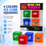 NeeDoh high-quality four small ice cubes, 3cm in size, available in stock for a limited time. Jointly designed with Christmas glitter ice cubes and made of malt sugar material. view 7