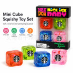 NeeDoh high-quality four small ice cubes, 3cm in size, available in stock for a limited time. Jointly designed with Christmas glitter ice cubes and made of malt sugar material. view 2