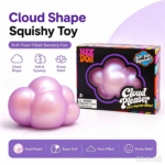 NeeDoh Cloud Pleaser Squishy Toy Cloud Shape Soft Doh Squeeze Fidget Toy Non-Toxic Stress Relief Sensory Toy for Anxiety ADHD view 3