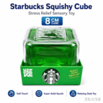 8cm Needoh Transparent Soda Drink Squishy Cube Super Solid Squish Stress Relief Squeeze Fidget Toy Desk Sensory Toy view 4