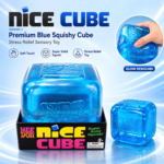 NeeDoh BigNice Cube Squishy Toy Transparent Clear Cube Super Solid Squish Slow Rebound Squeeze Stress Relief Sensory Fidget Toy view 1