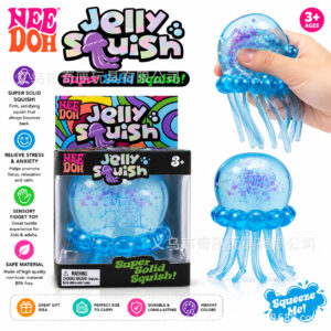 NeeDoh Large Jelly Toy Press-and-Hold Fun Malt Sugar Rubber Stress Relief Toy Gradient Color Slow Recovery Toy
